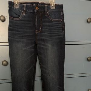 Navy blue hi-rise jegging